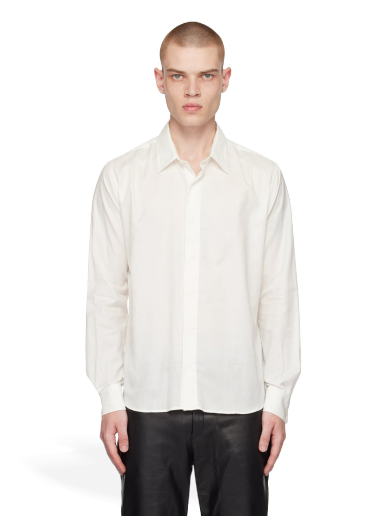 Paita AMI Button Shirt Valkoinen | HSH126.CO0015