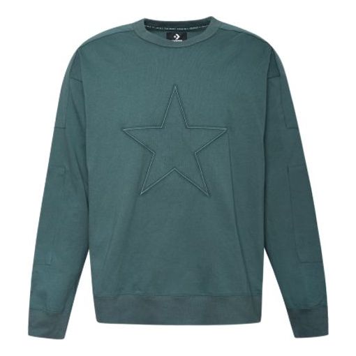 Villapaita Converse Star Logo Sweatshirt Vihreä | 10017895-351