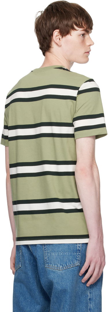 T-paita Fred Perry Fred Perry Bold Stripe T-Shirt Vihreä | M9852, 2