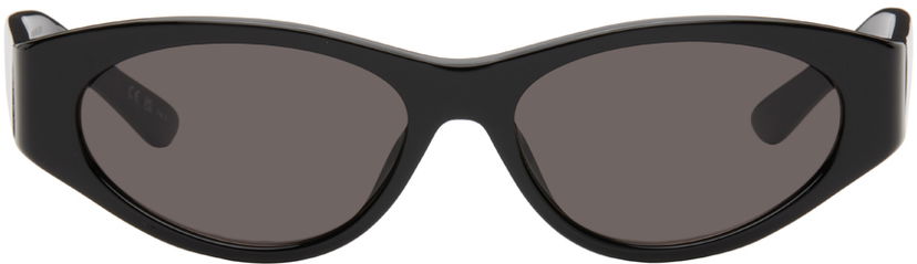 Aurinkolasit Balenciaga Black Tuesday Oval Sunglasses Musta | BB0367S-001