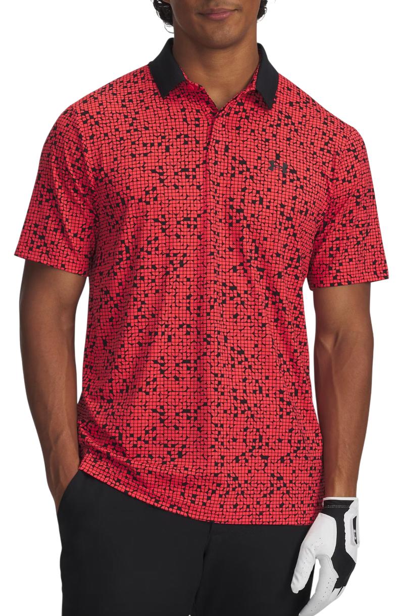 Poolopaita Under Armour Drive Chill Printed Polo Punainen | 1389597-713
