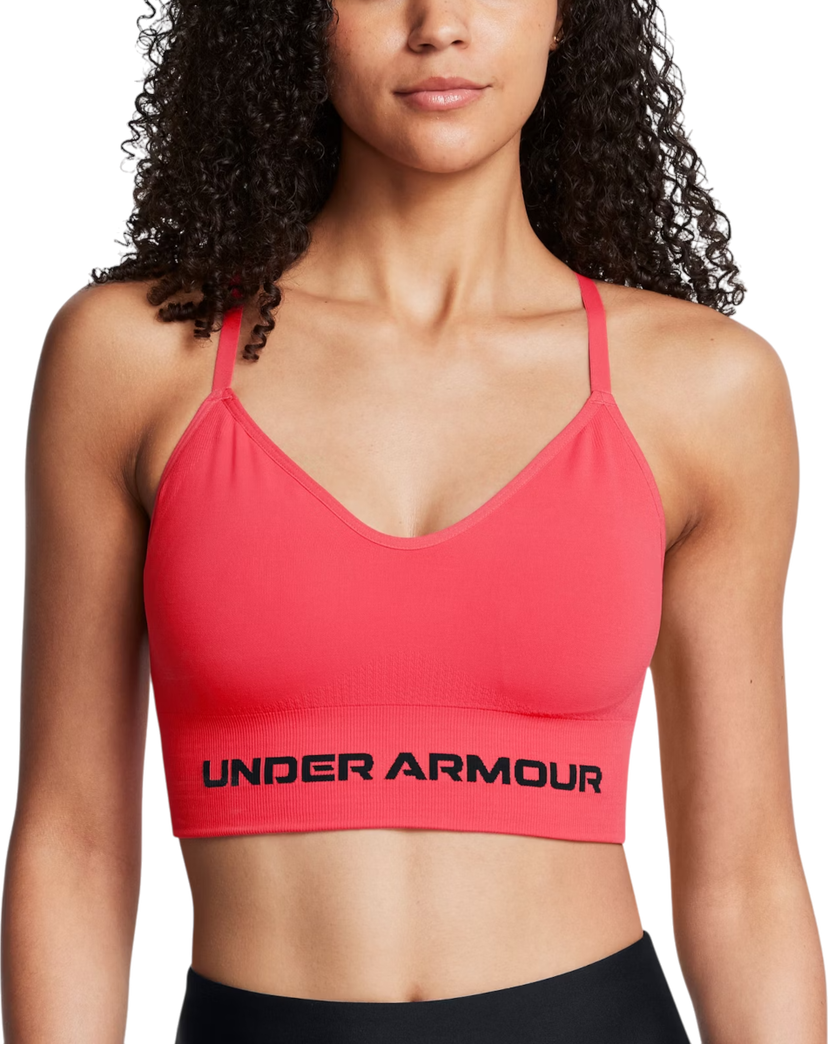 Rintaliivit Under Armour Seamless Low Impact Sports Bra Punainen | 1384417-713