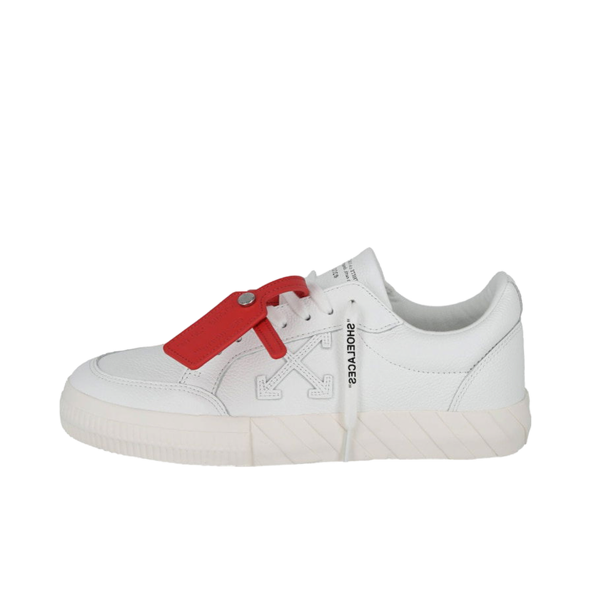 Tennarit ja kengät Off-White Vulcanized Leather Low-Top Sneaker White Valkoinen | IA085C99 LEA002 101 10325
