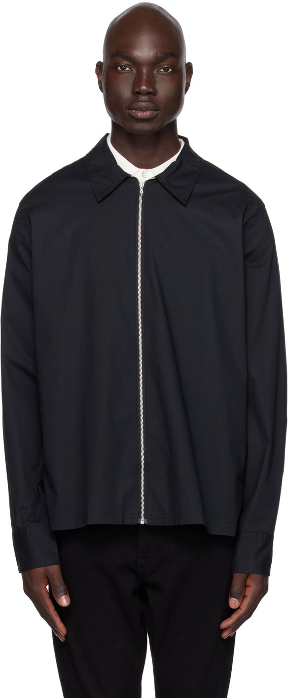Takki rag & bone Dalton Zip-Up Jacket Musta | MBW23HA451PPML