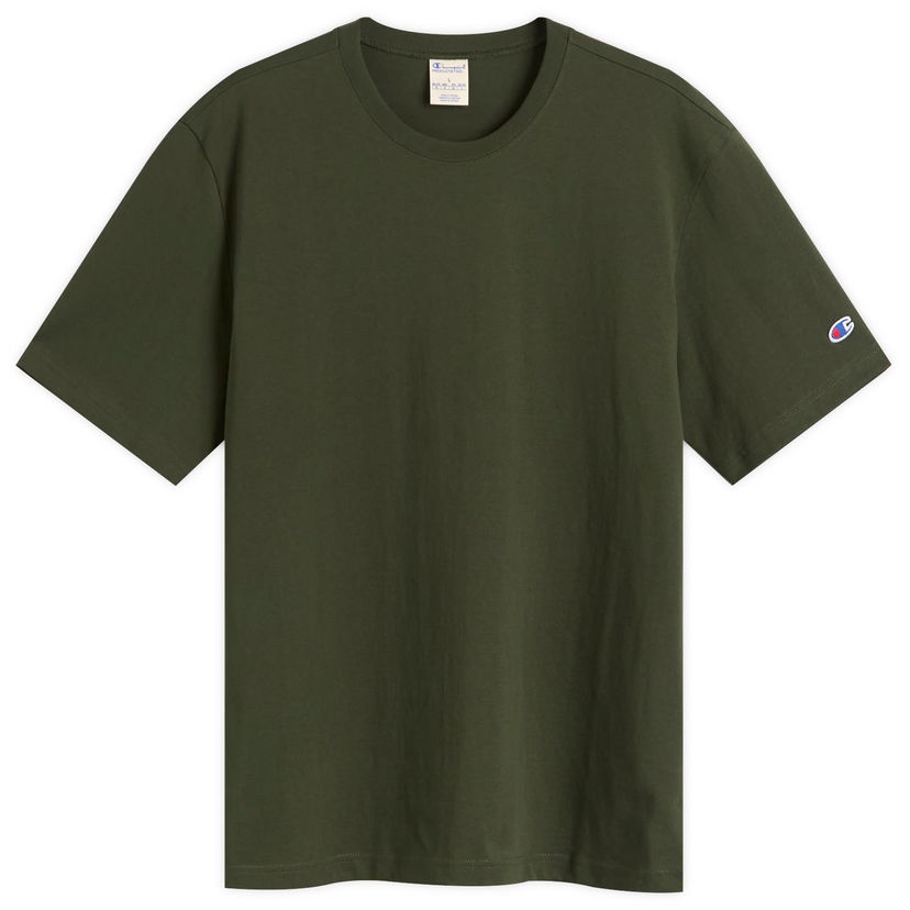 T-paita Champion Reverse Weave Loose Fit T-Shirt, Size Large Vihreä | 220761-GS586