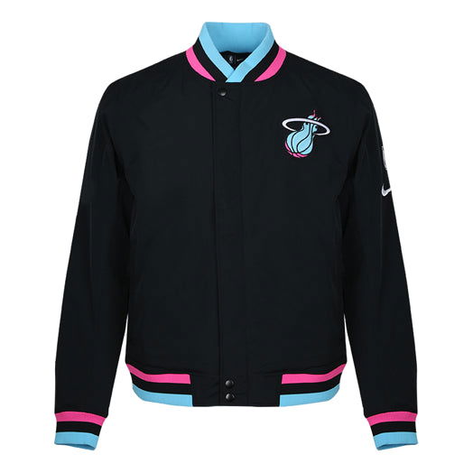 Bomber-takki Nike NBA Miami Heat Jacket Musta | AH5285-010