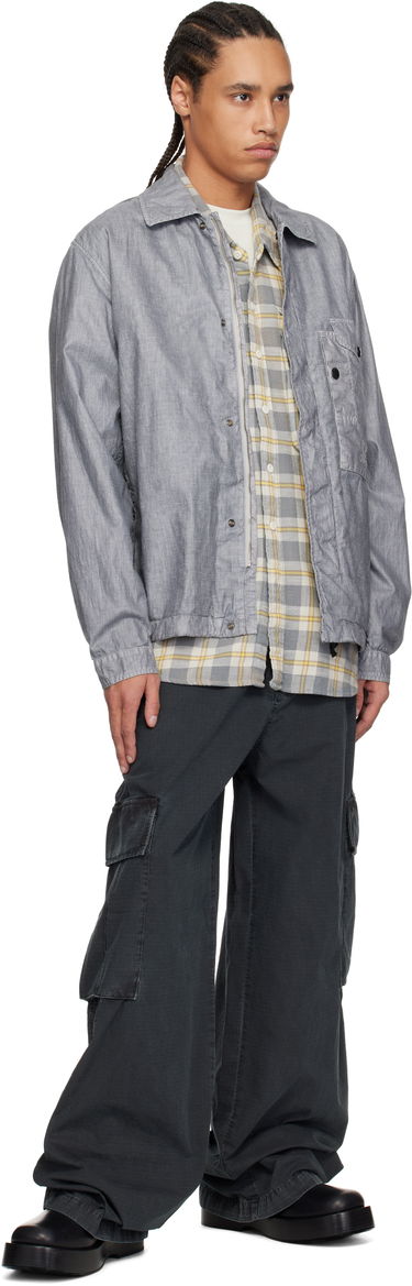 Tuulitakki C.P. Company C.P. Company Lino Wax Overshirt Harmaa | 18CMOS203A-006284G, 3