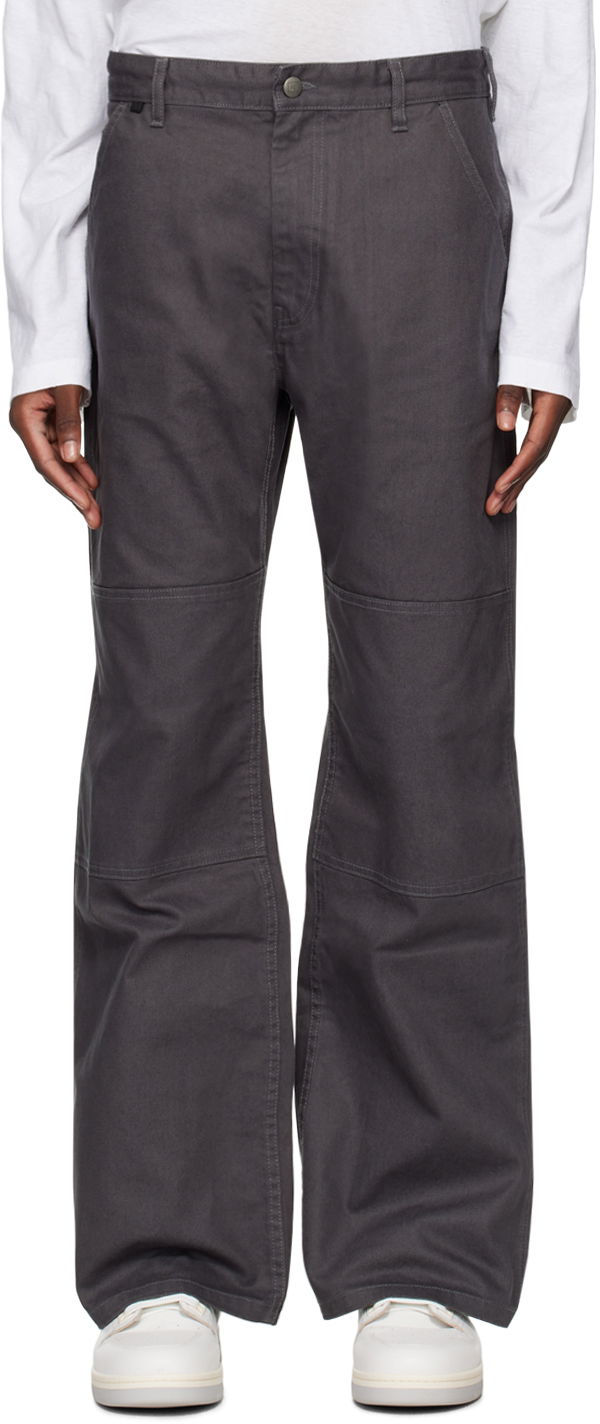 Housut Acne Studios Gray Patch Trousers Harmaa | CK0112-