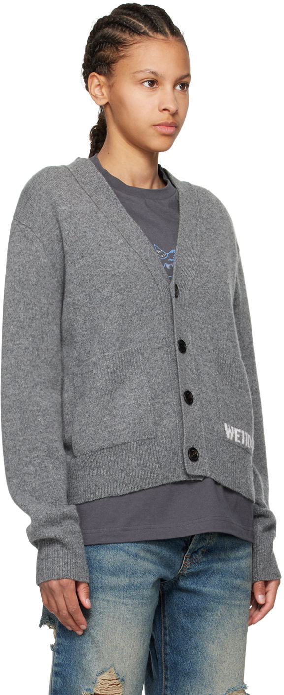 Villapaita We11done We11done Patch Pocket Cardigan Harmaa | WD-KC3-23-621-U-CH, 1