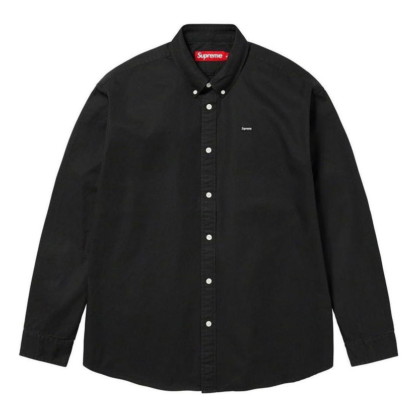Paita Supreme Small Box Button-Down Shirt Musta | SUP-FW23-076