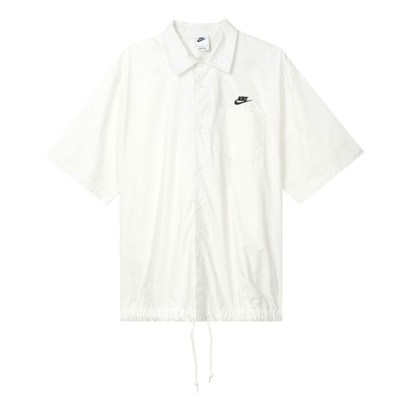 Paita Nike Short Sleeve Button-Down Shirt Valkoinen | FN3903-133