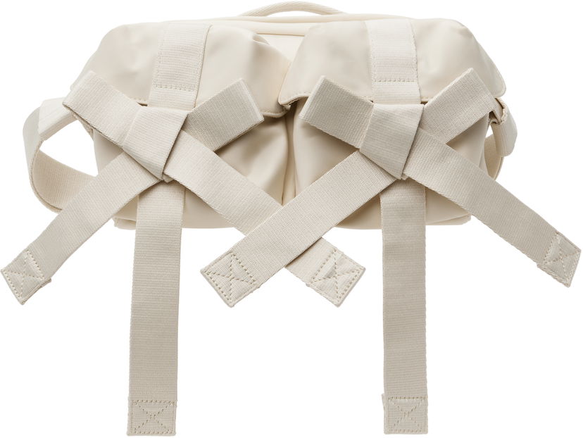 Olkalaukku Simone Rocha Simone Rocha Classic Bow Crossbody Bag Beige | BAG149-M 0761