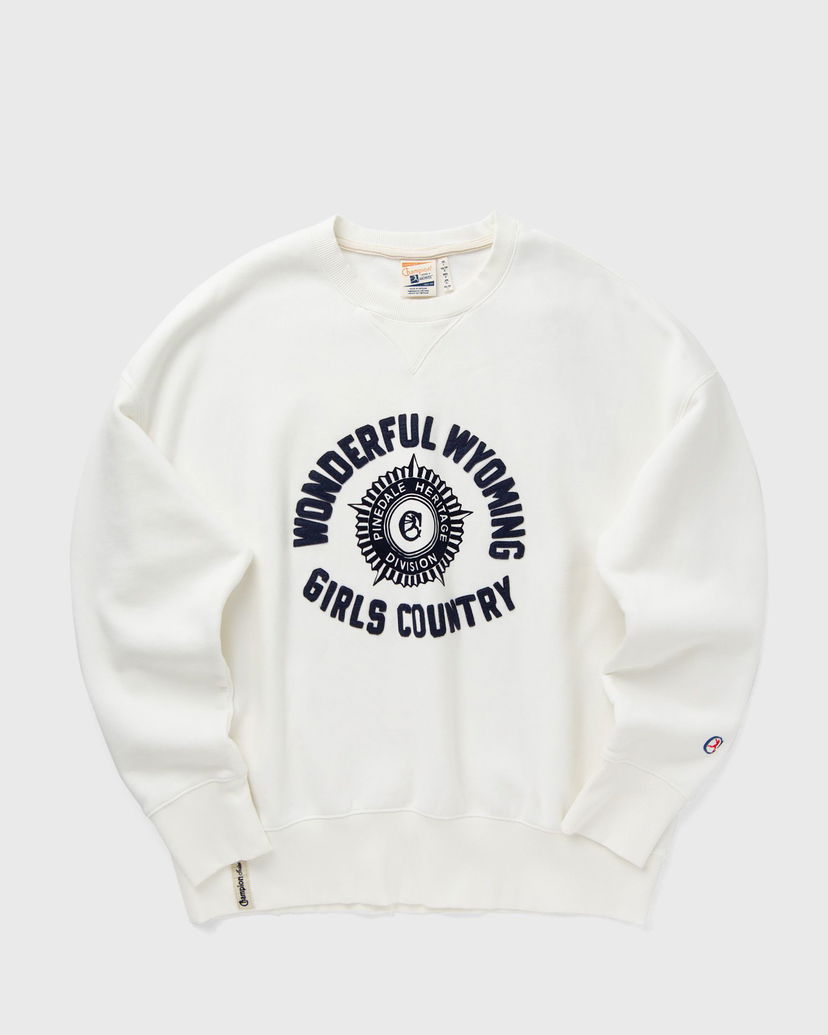 Huppari Champion Wonderful Wyoming Girls Country Sweatshirt Valkoinen | 221107-WW051