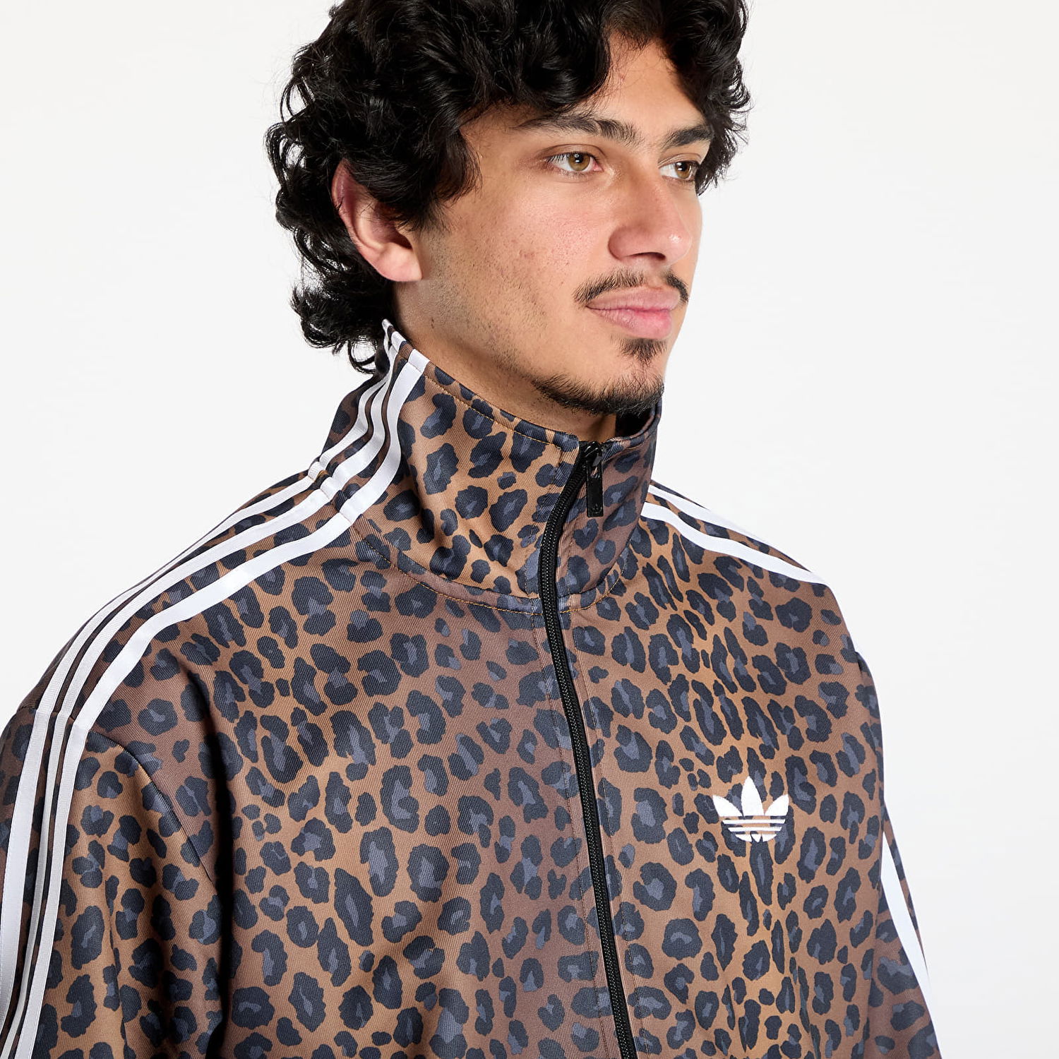 Verryttelypuku adidas Performance Firebird Loose Leo Track Jacket Ruskea | JV7578, 1