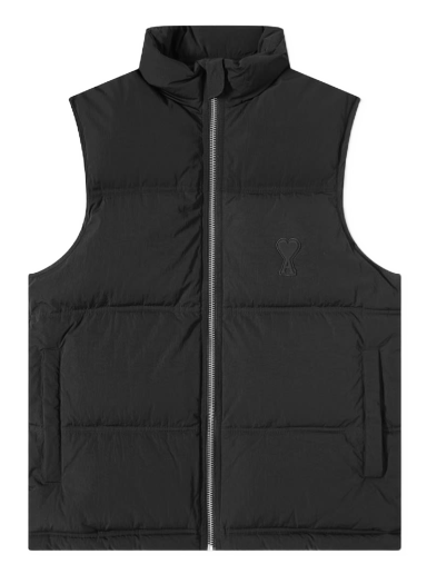 Liivi AMI Heart Logo Down Vest Musta | HJK701-276-001