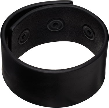 Rannerengas Rick Owens Rick Owens Hollywood Anthem Cuff Bracelet Musta | RA01E0601 LGELBH, 0