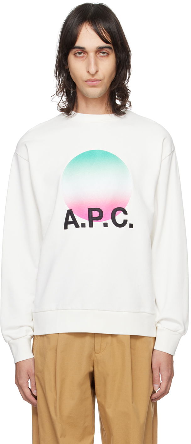 Huppari A.P.C. Sunset Sweatshirt Valkoinen | COEIP-H27905