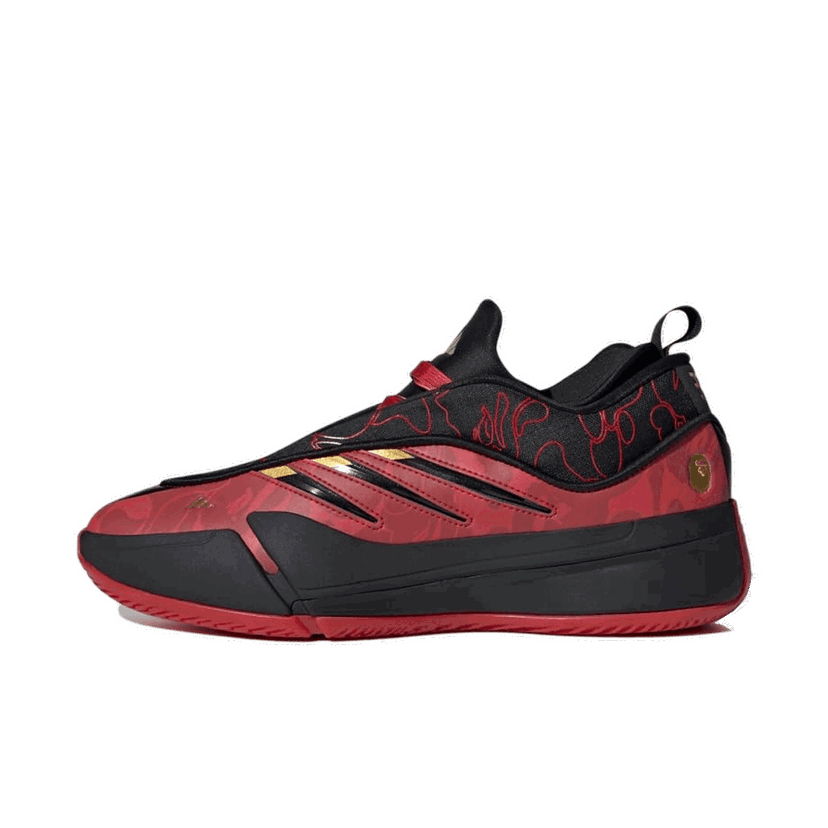 Tennarit ja kengät adidas Originals BAPE x Dame 9 "Better Scarlet" Punainen | IH0786