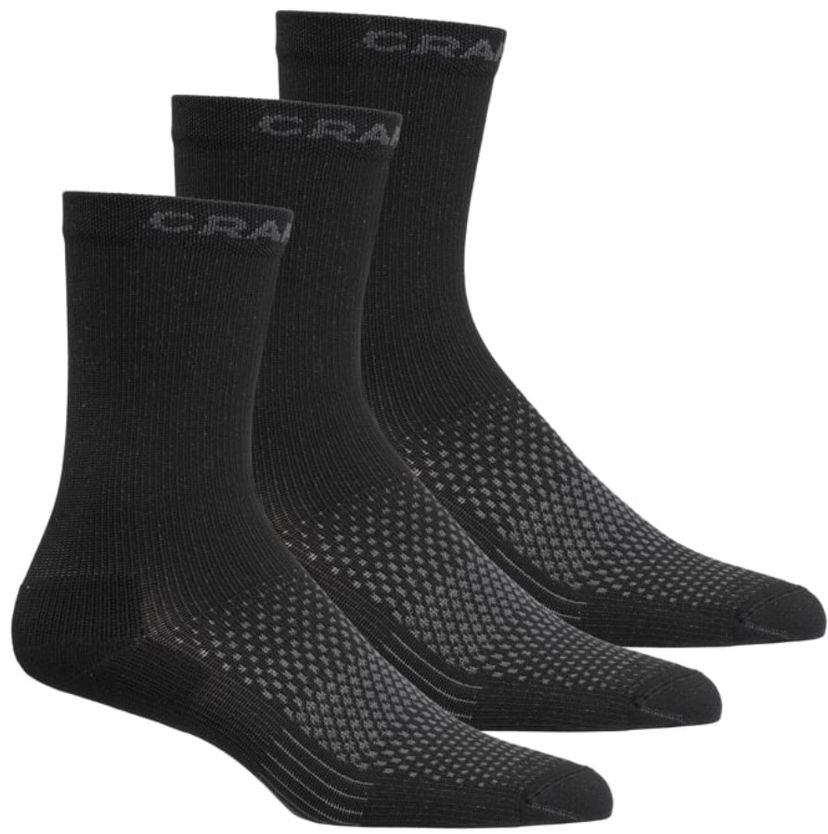 Sukat Craft Craft Core Dry High Socks (3-Pack) Musta | 1916100-999000
