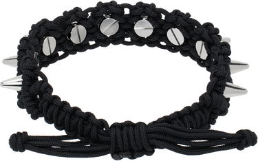 Rannerengas We11done We11done Handmade Studded Bracelet Musta | WD-AJ0-25-599-U-BK, 1
