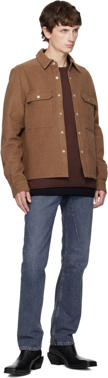 Takki Rick Owens DRKSHDW Concordians Cropped Overshirt Ruskea | DL02E2299 CFRTJP, 3