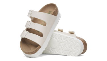 Tennarit ja kengät Birkenstock Florida III PAP Flex Platform Birko-Flor Narrow Fit Sandals Beige | 1029751, 4