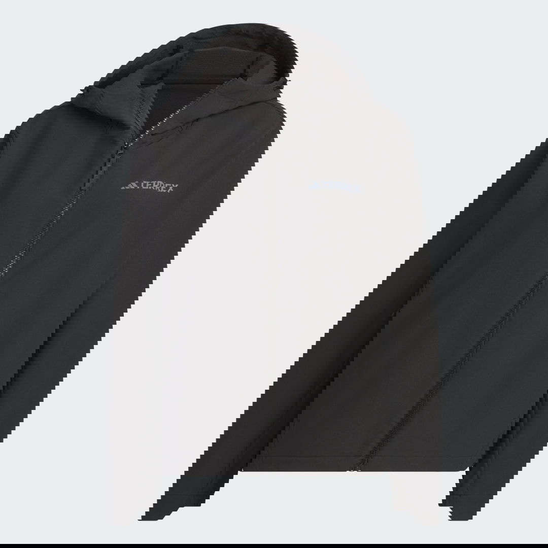 Takki adidas Performance TERREX Brushed Soft Shell Jacket Musta | IL9013, 0