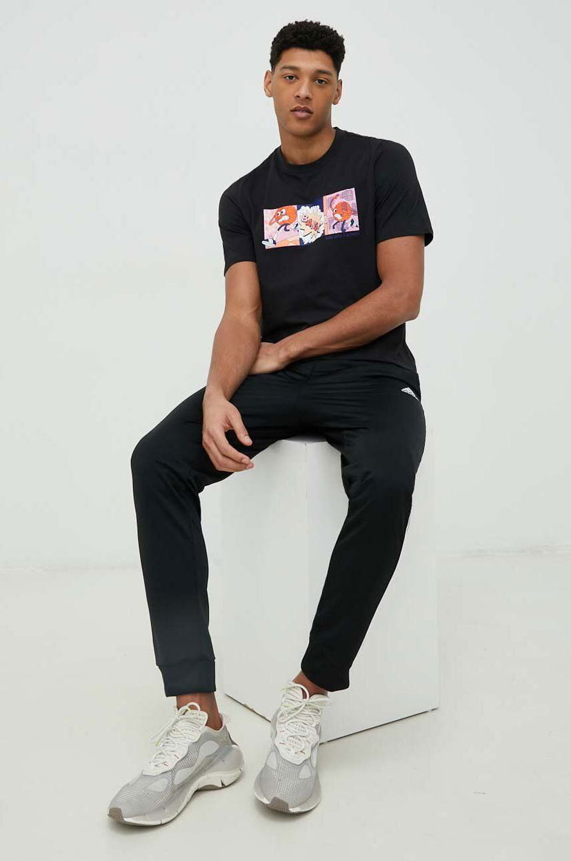 T-paita adidas Performance adidas Performance Printed T-Shirt Musta | IC1867