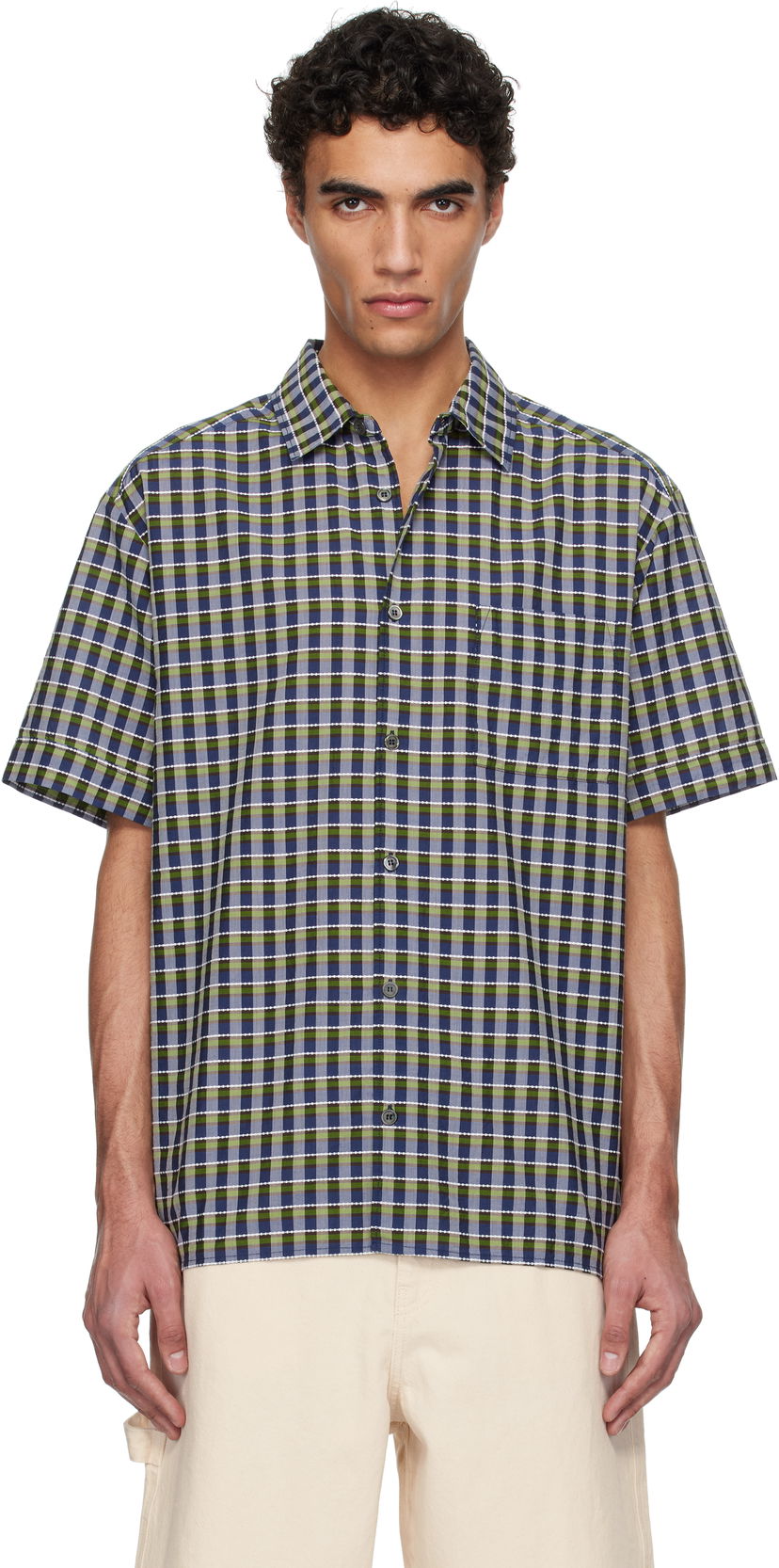 Paita A.P.C. A.P.C. Ross Plaid Short-Sleeve Shirt Monivärinen | COHGA-H12541