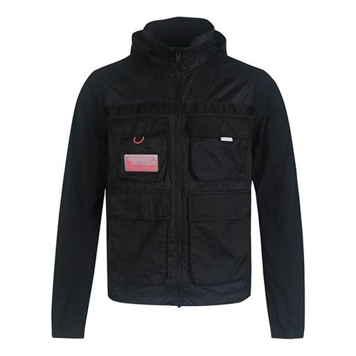 Tuulitakki Jordan Jordan 23 Engineered Zipper Jacket Musta | CK8936-010