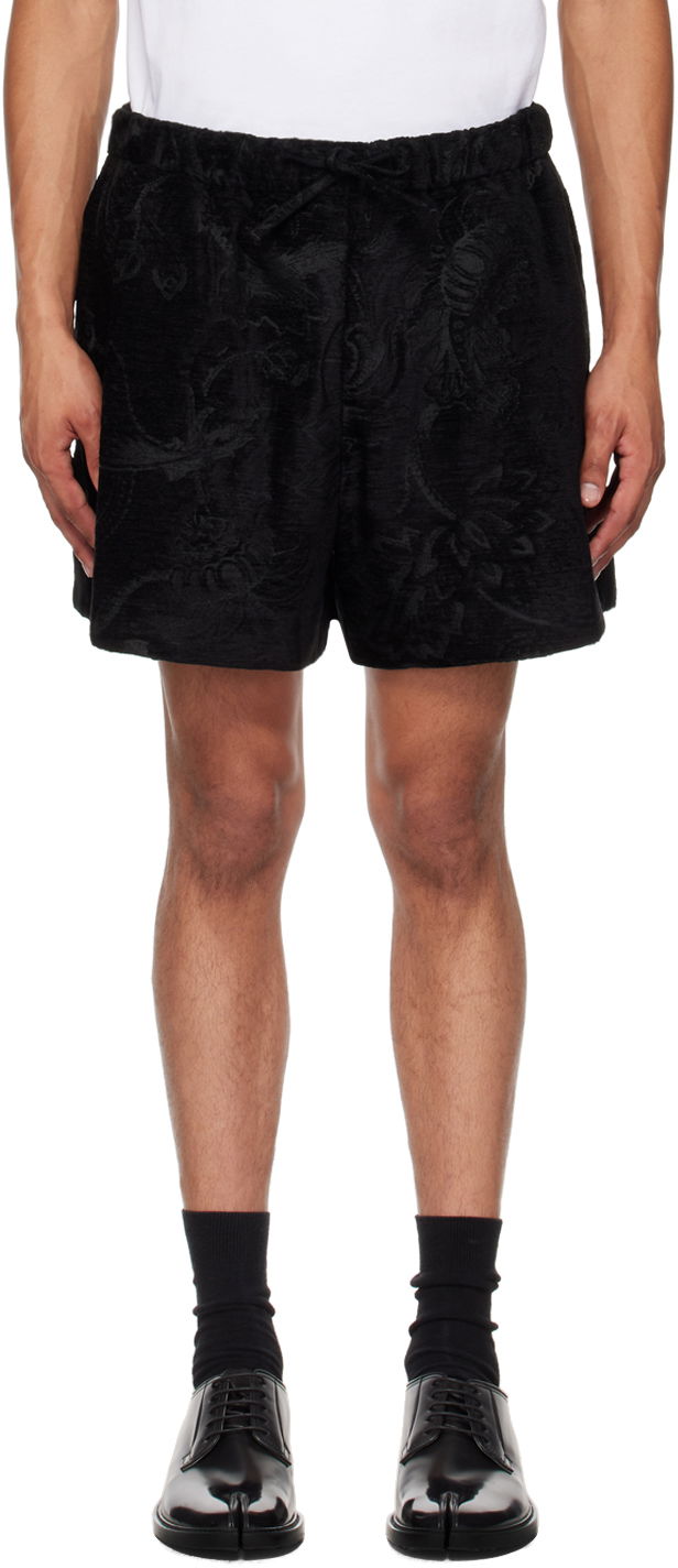 Shortsit Simone Rocha Simone Rocha Flared Shorts Musta | 4126 1092