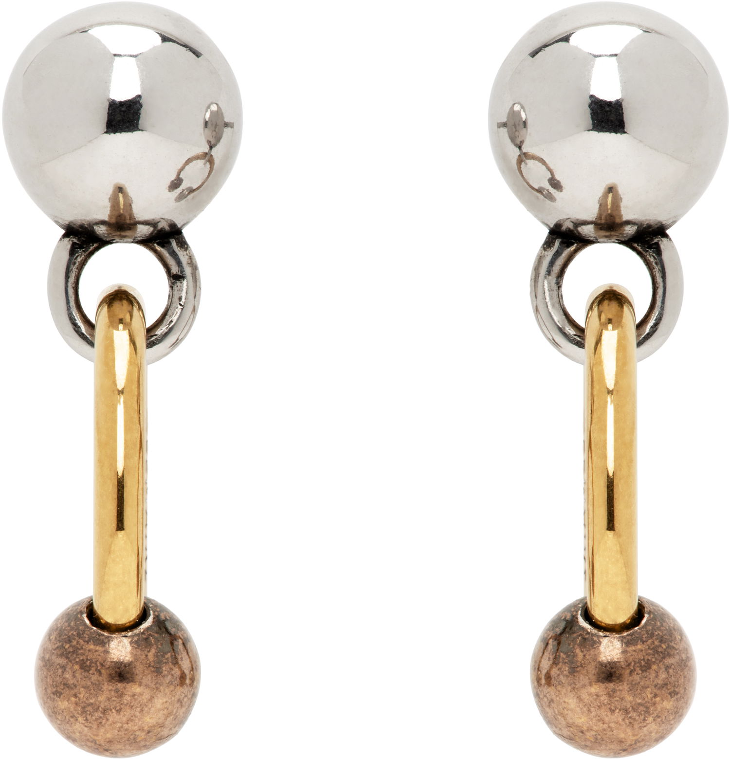 Korvakorut LEMAIRE Lemaire Rattle Drop Earrings Metallinen | JW0074 LO036, 0