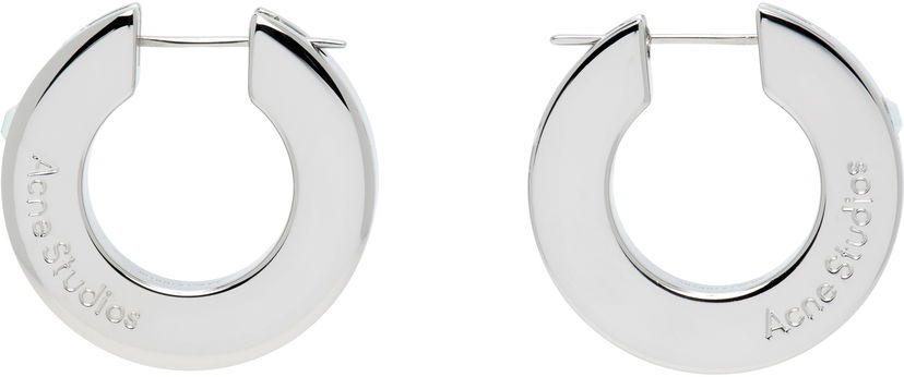 Korvakorut Acne Studios Acne Studios Crystal Hoop Earrings Metallinen | C50459-