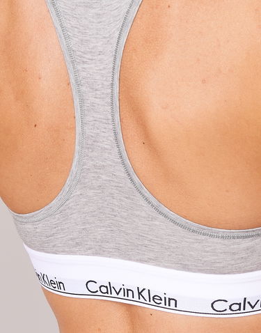 Rintaliivit CALVIN KLEIN MODERN COTTON UNLINED BRALETTE Harmaa | 0000F3785E-020-NOOS, 6