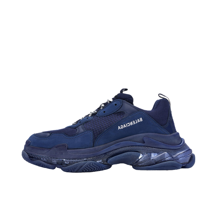 Tennarit ja kengät Balenciaga Triple S Clear Sole Navy Tummansininen | 541624W09O14107