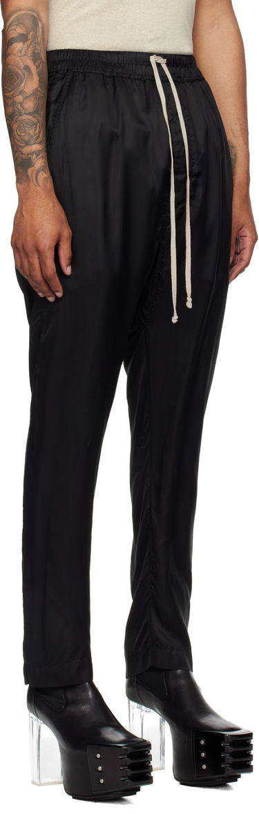 Housut Rick Owens Rick Owens Concordians Drawstring Trousers Musta | RU02E1380 K, 1