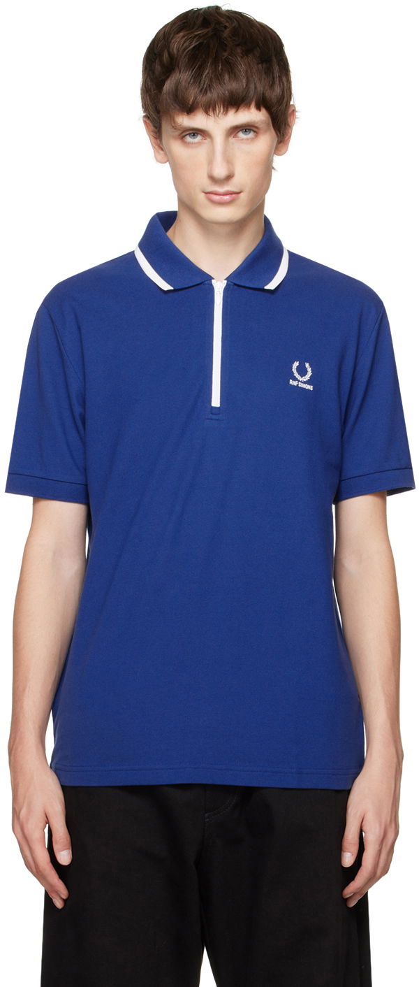 Poolopaita RAF SIMONS Fred Perry x Polo Tee Sininen | SM6501, 0