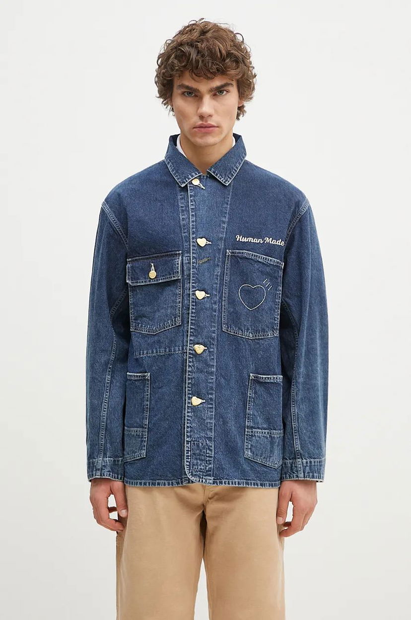 Paita Human Made Denim Coverall Jacket Sininen | HM28JK002