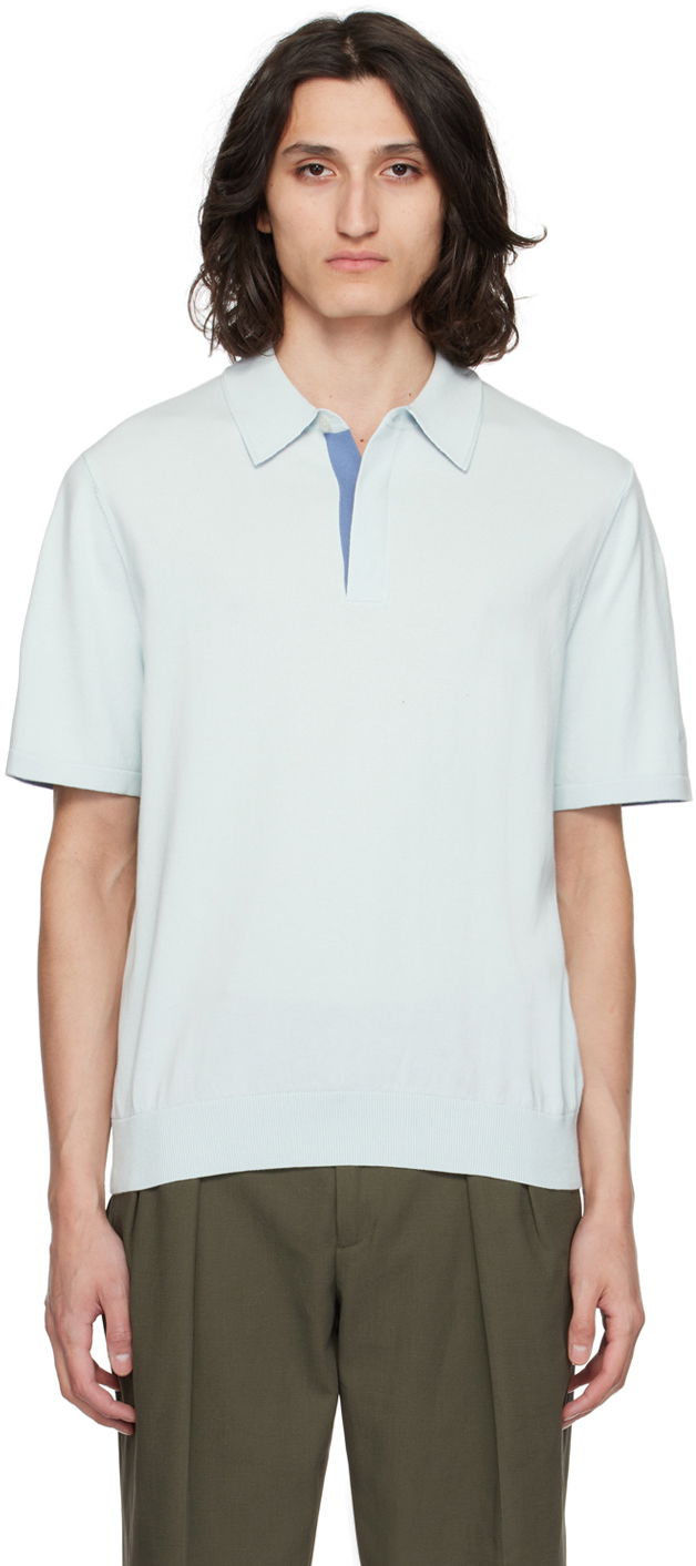 Poolopaita Paul Smith Paul Smith Spread Collar Polo Sininen | M1R-627Y-M02308-40