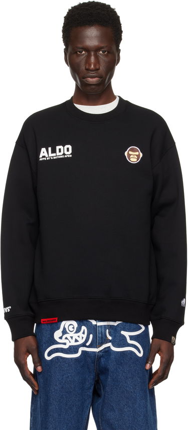 Huppari AAPE by A Bathing Ape AAPE by A Bathing Ape 'AAPER Aldo' Sweatshirt Musta | AAPSWMB377XXNBKX, 0