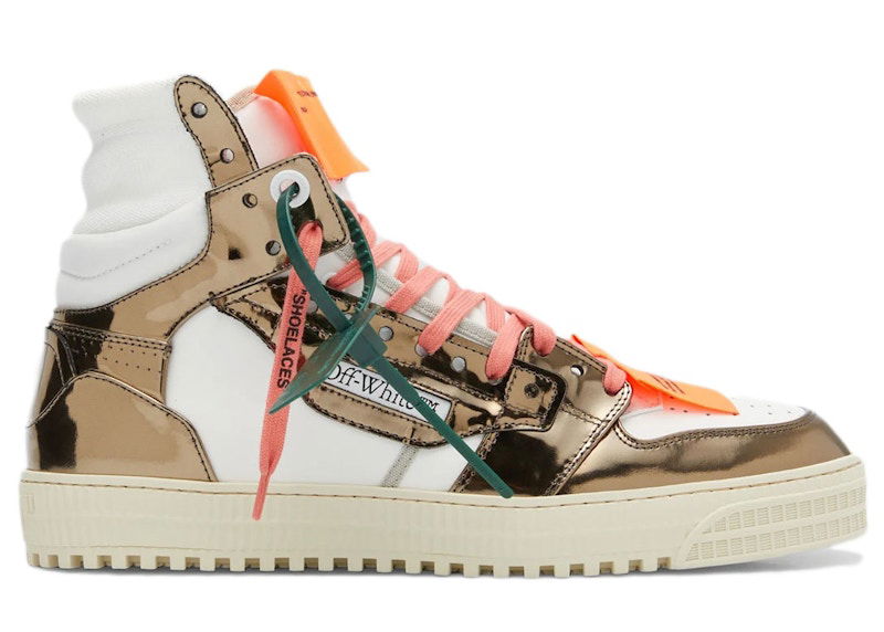 Tennarit ja kengät Off-White 3.0 Off Court High-Top White Gunmetal Ruskea | OMIA065S23LEA0040177