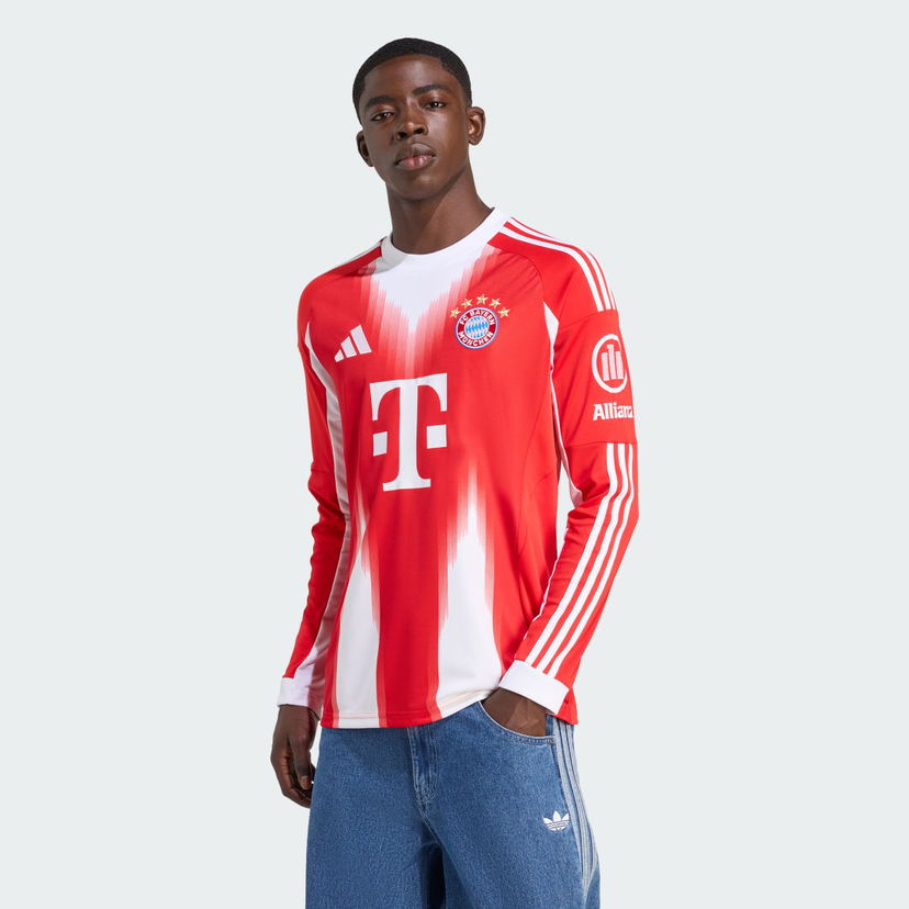 Jersey adidas Performance FC Bayern 25/26 Long Sleeve Jersey Punainen | JP3689