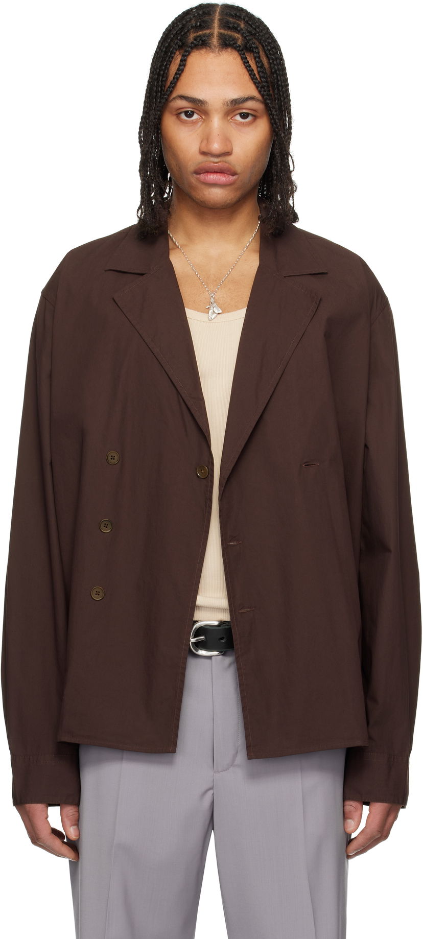 Takki OUR LEGACY Our Legacy Duo Shirt Jacket Ruskea | M2252DH