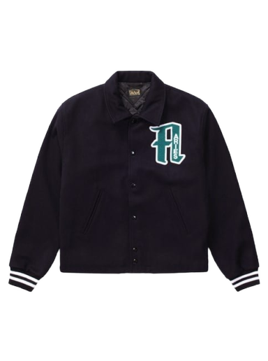 Takki Aries Varsity Jacket Musta | FUAR70201-BLK