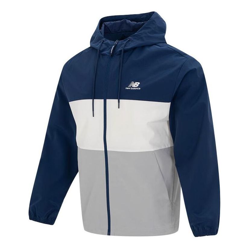 Tuulitakki New Balance Lifestyle Hooded Jacket Sininen | 5AD38011-NV