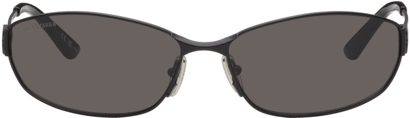 Aurinkolasit Balenciaga Mercury Oval Sunglasses Harmaa | BB0336S-001