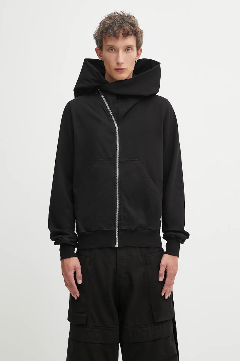 Huppari Rick Owens Rick Owens DRKSHDW Mountain Hoodie Musta | DU02E7286.RIG
