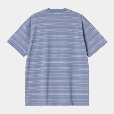 T-paita Carhartt WIP Carhartt WIP Brodine Stripe Short Sleeve T-Shirt Sininen | I035168_6, 3