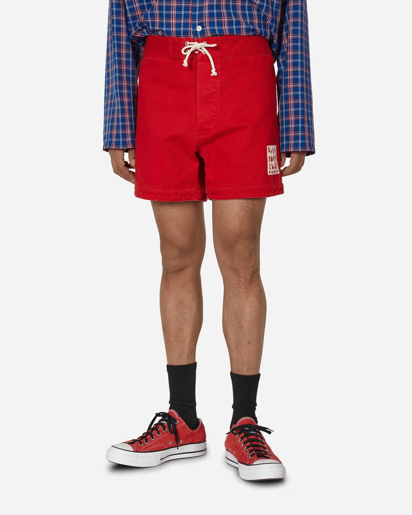 Shortsit Stockholm (Surfboard) Club Cotton Twill Shorts Red Punainen | U5000027 1