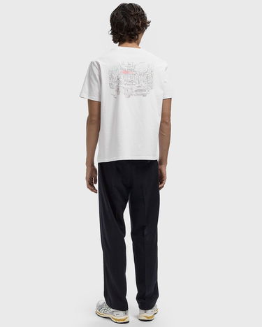 T-paita Edmmond Studios SAVILE ROW T-Shirt ART Foundation Print Valkoinen | 325-30-21000, 2